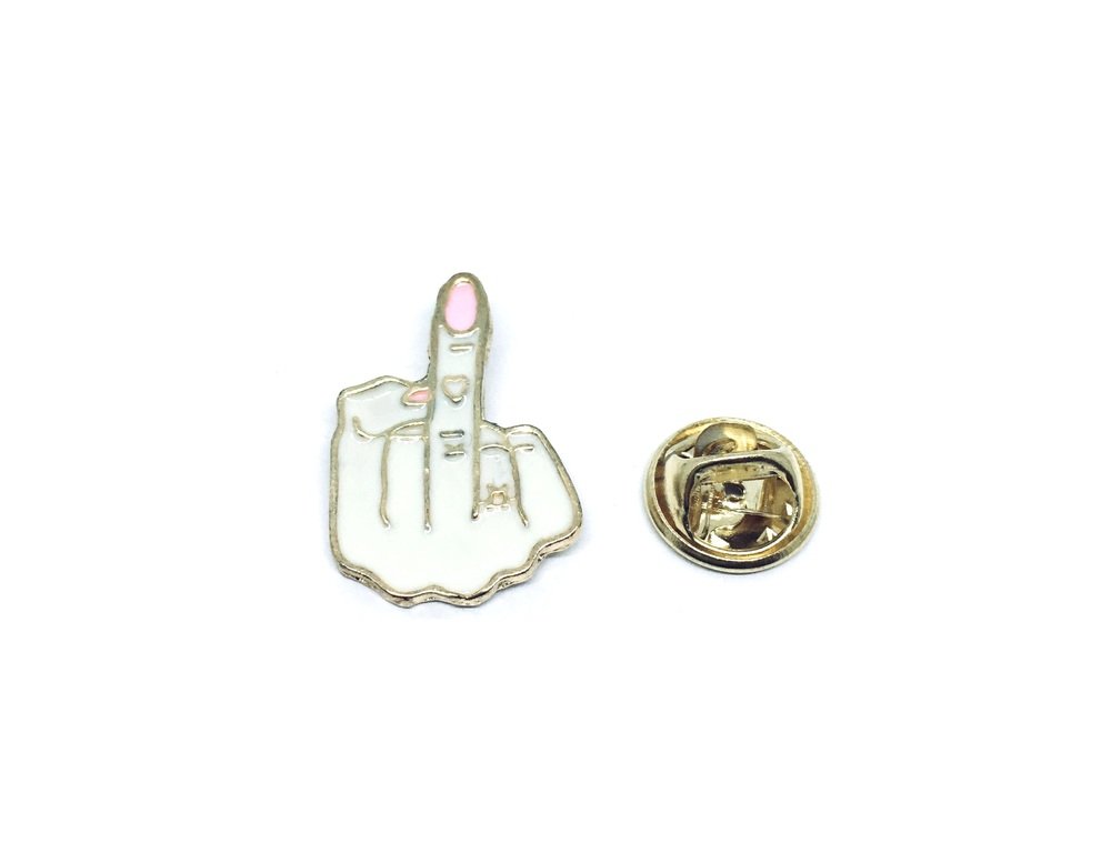 Middle Finger Enamel Pin