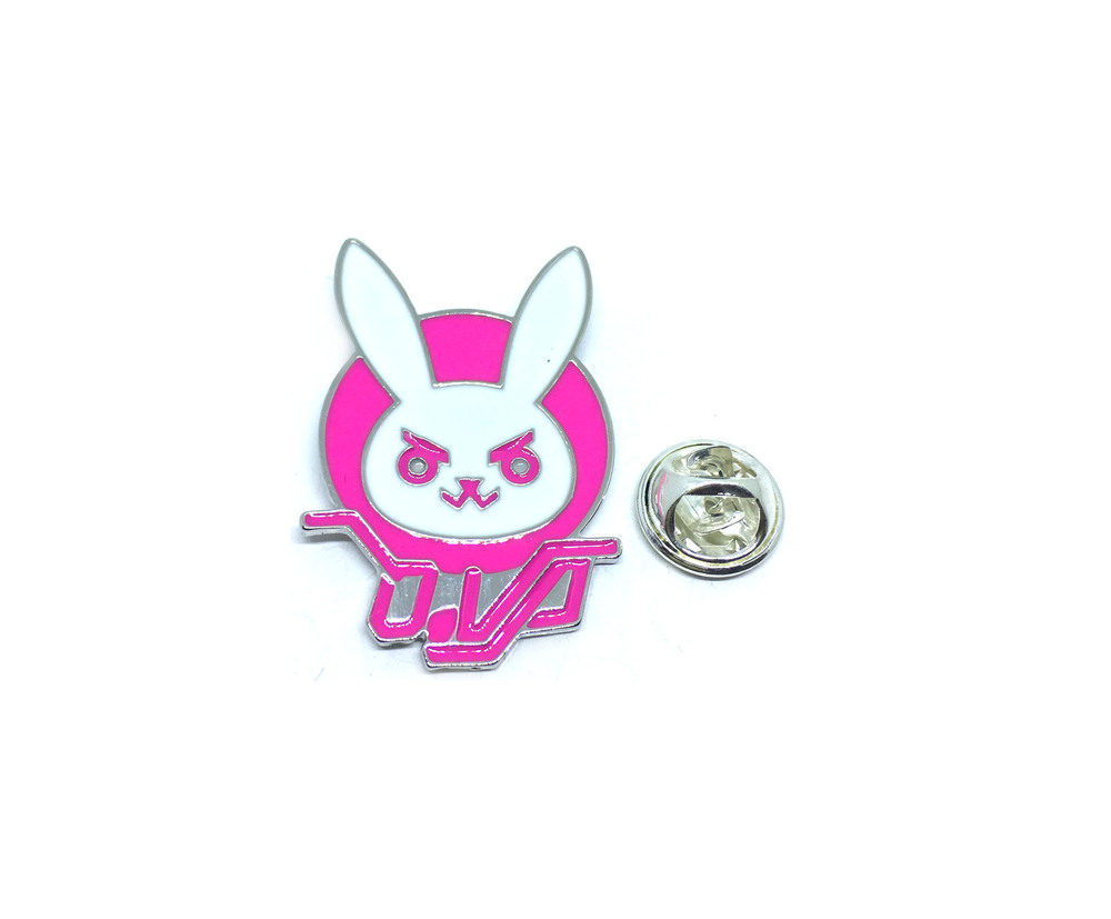 Overwatch Game Bunny Pin