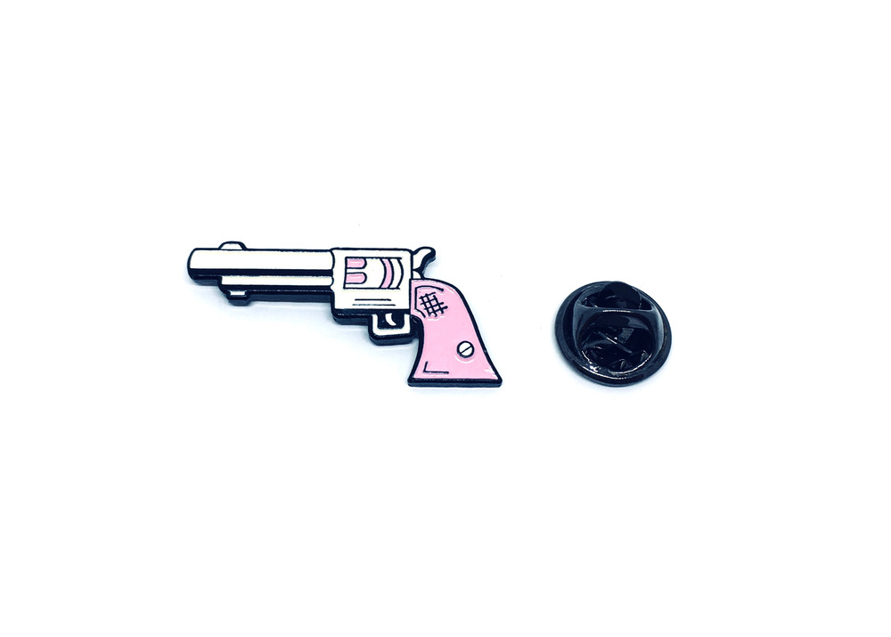 Pistol Enamel Pin