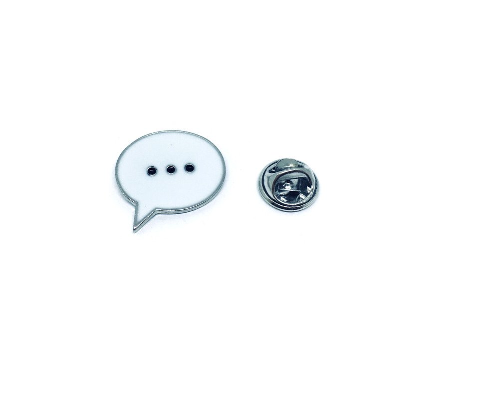 Speech Bubble Enamel Pin