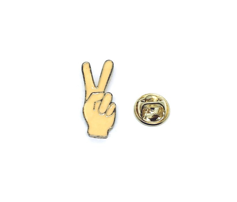 Victory Hand Enamel Pin