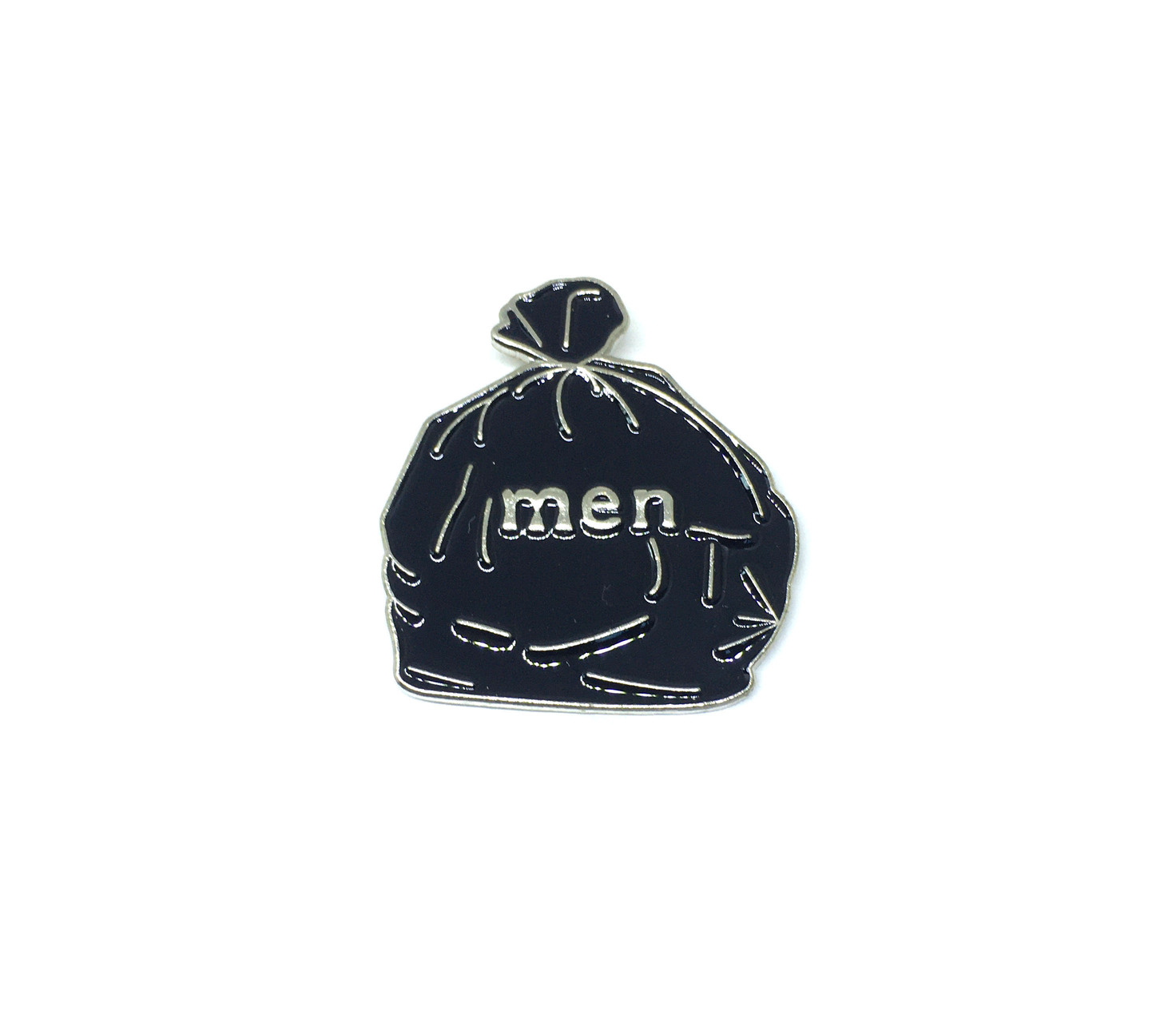 Men Money Bag Enamel Pin