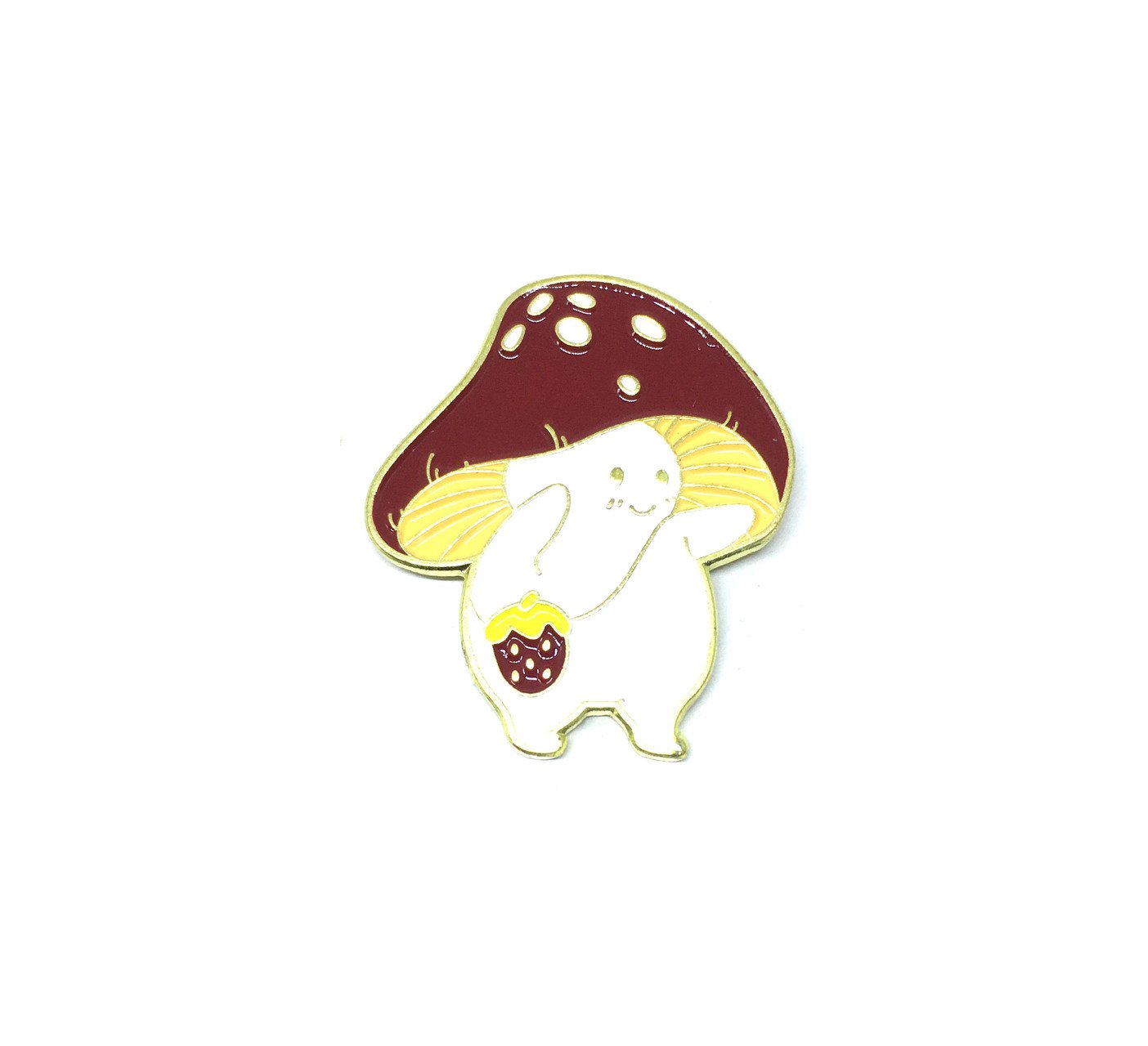 Kawaii Mushroom Enamel Pin