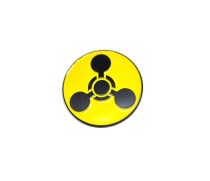 Chemical Radiation Symbol Pin