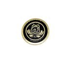 FPE-201 Dove Sign Black Enamel Pin