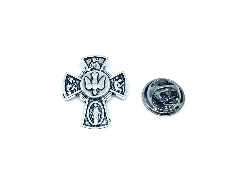 Pewter Cross Pin