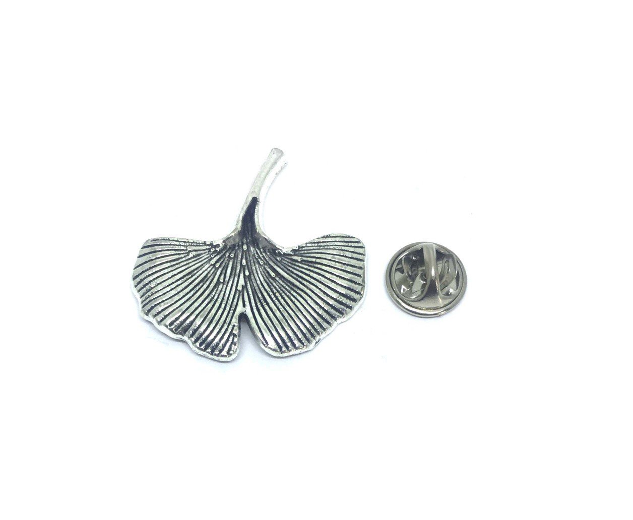 Pewter Ginkgo Leaf Pin