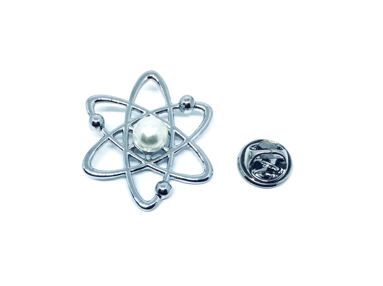 Pewter Atom Pin