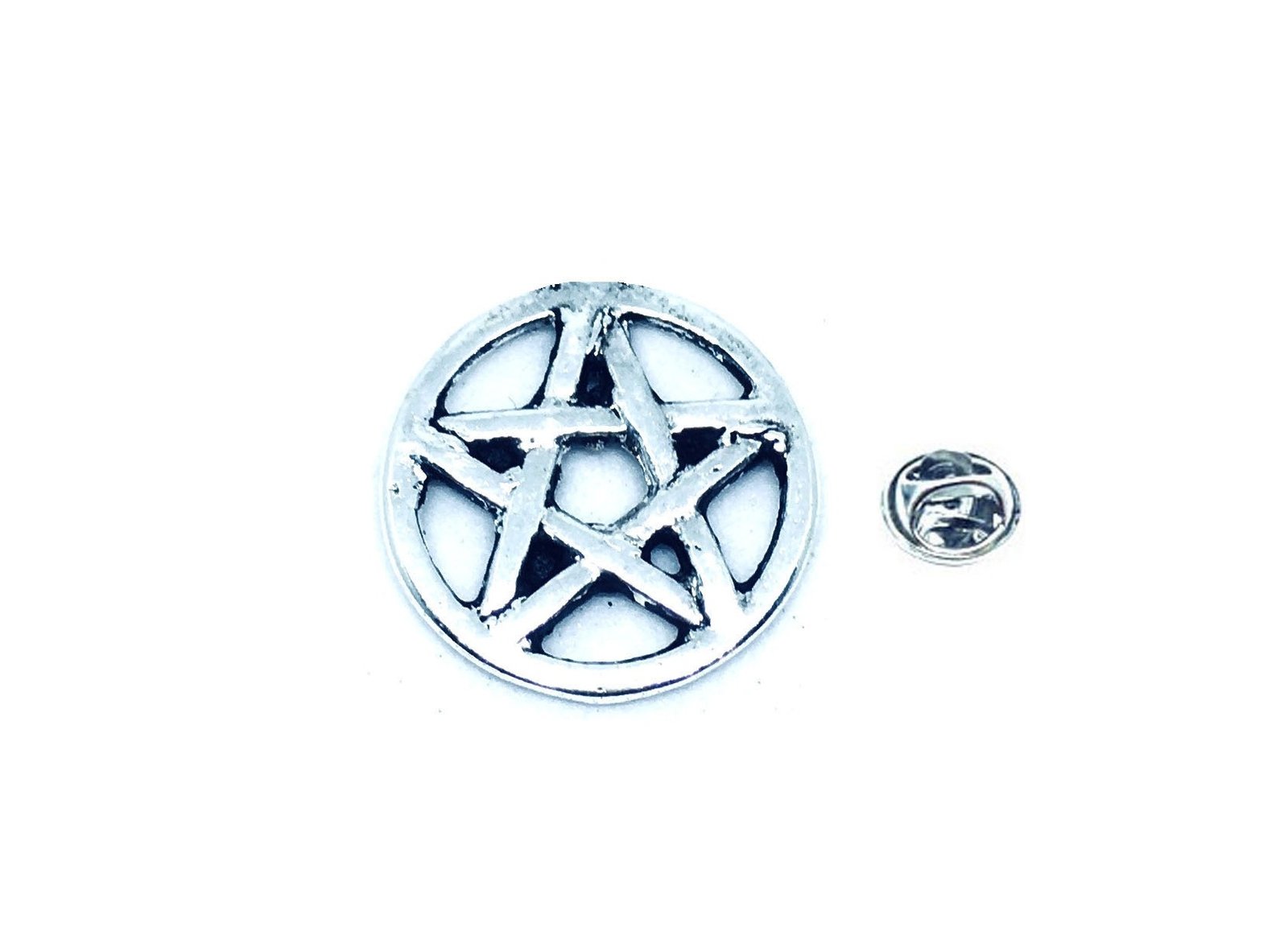 Pewter Vintage Pentagram Pin