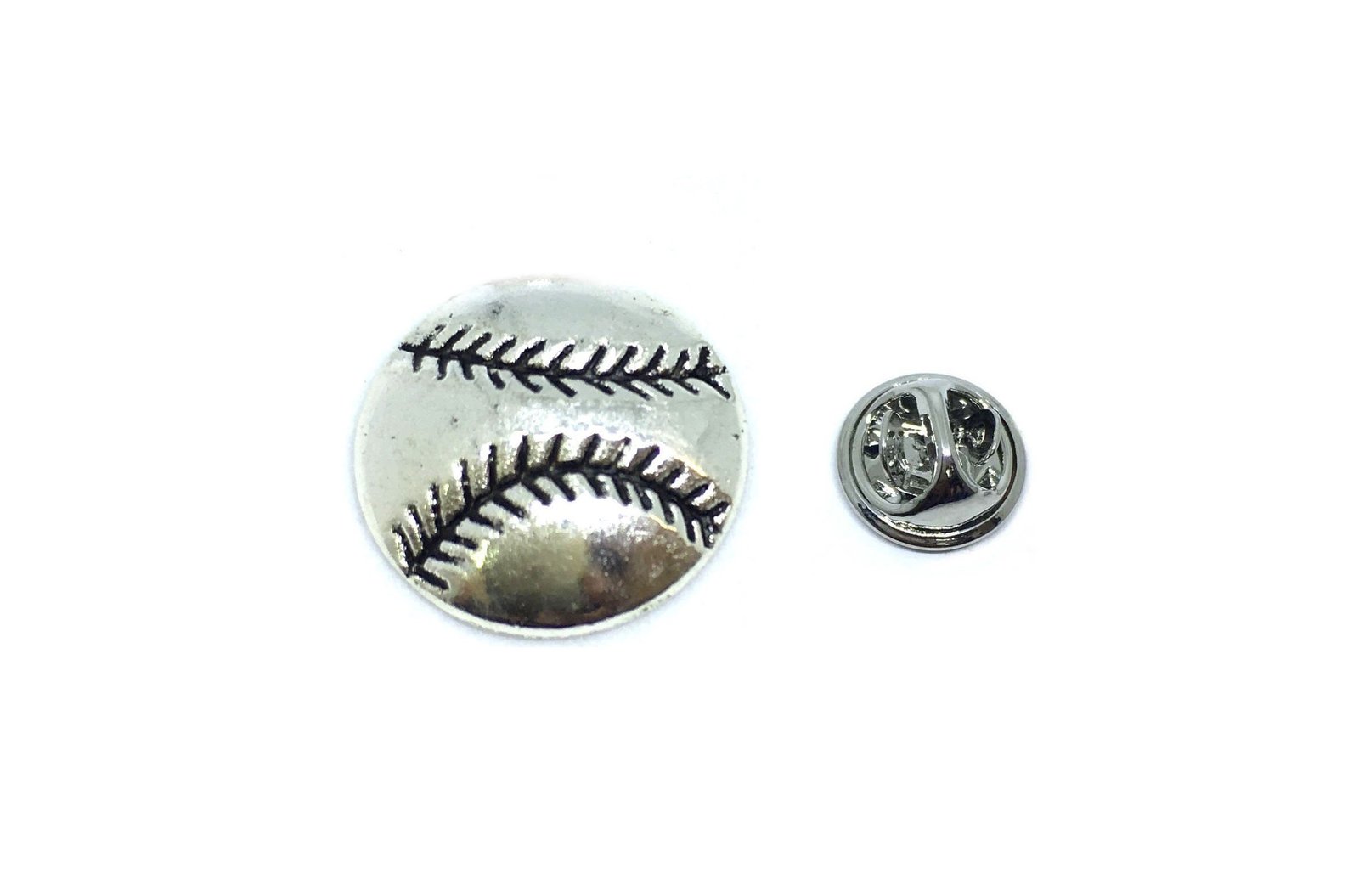 Pewter Vintage Baseball Pin