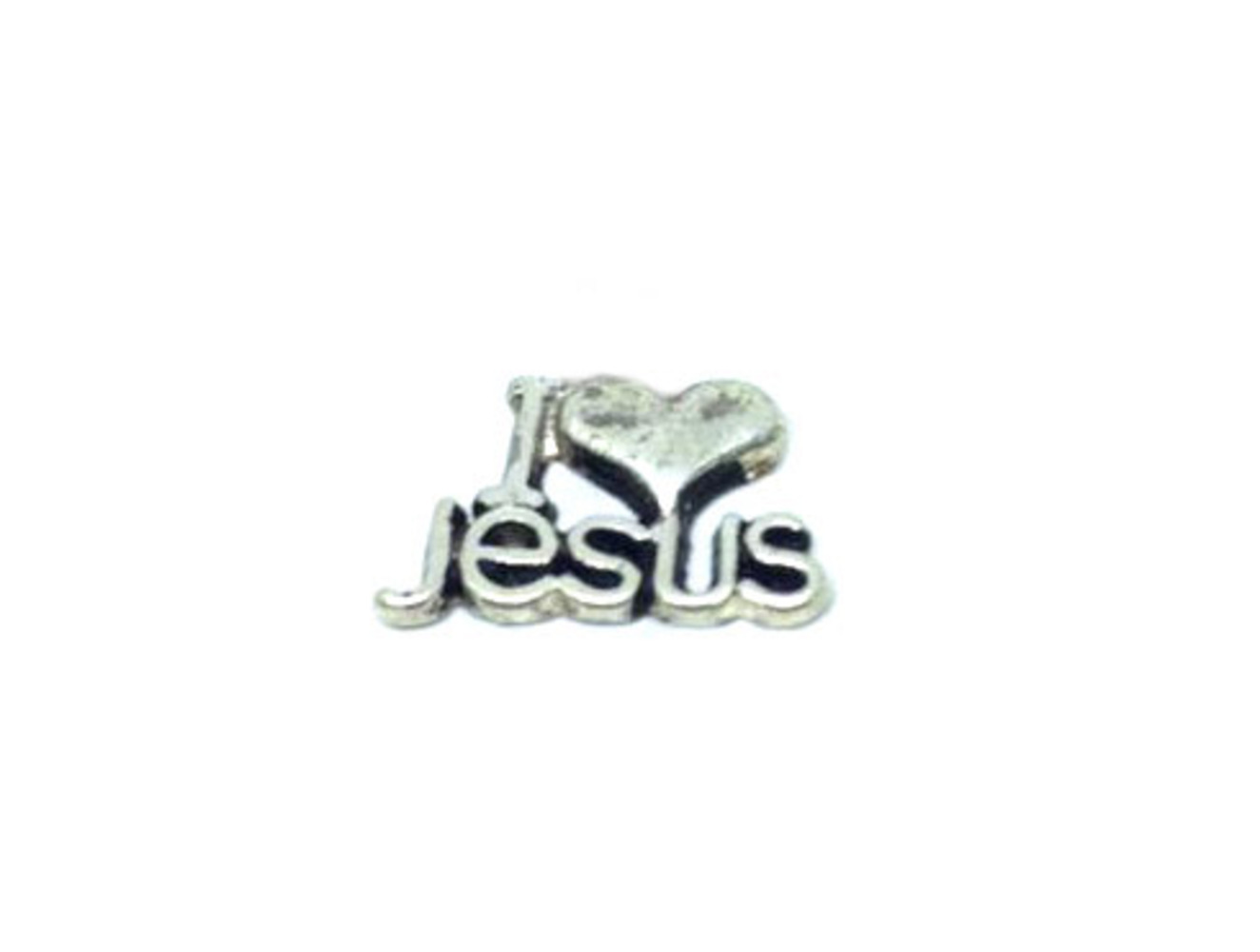 Pewter "I Love" Jesus Pin