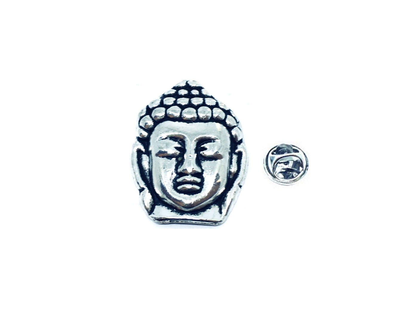 Pewter Buddha Lapel Pin