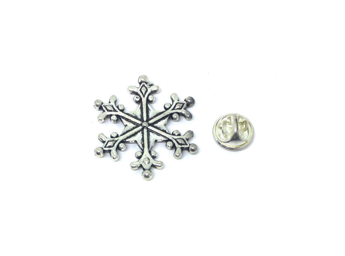 Pewter Snowflake Pins