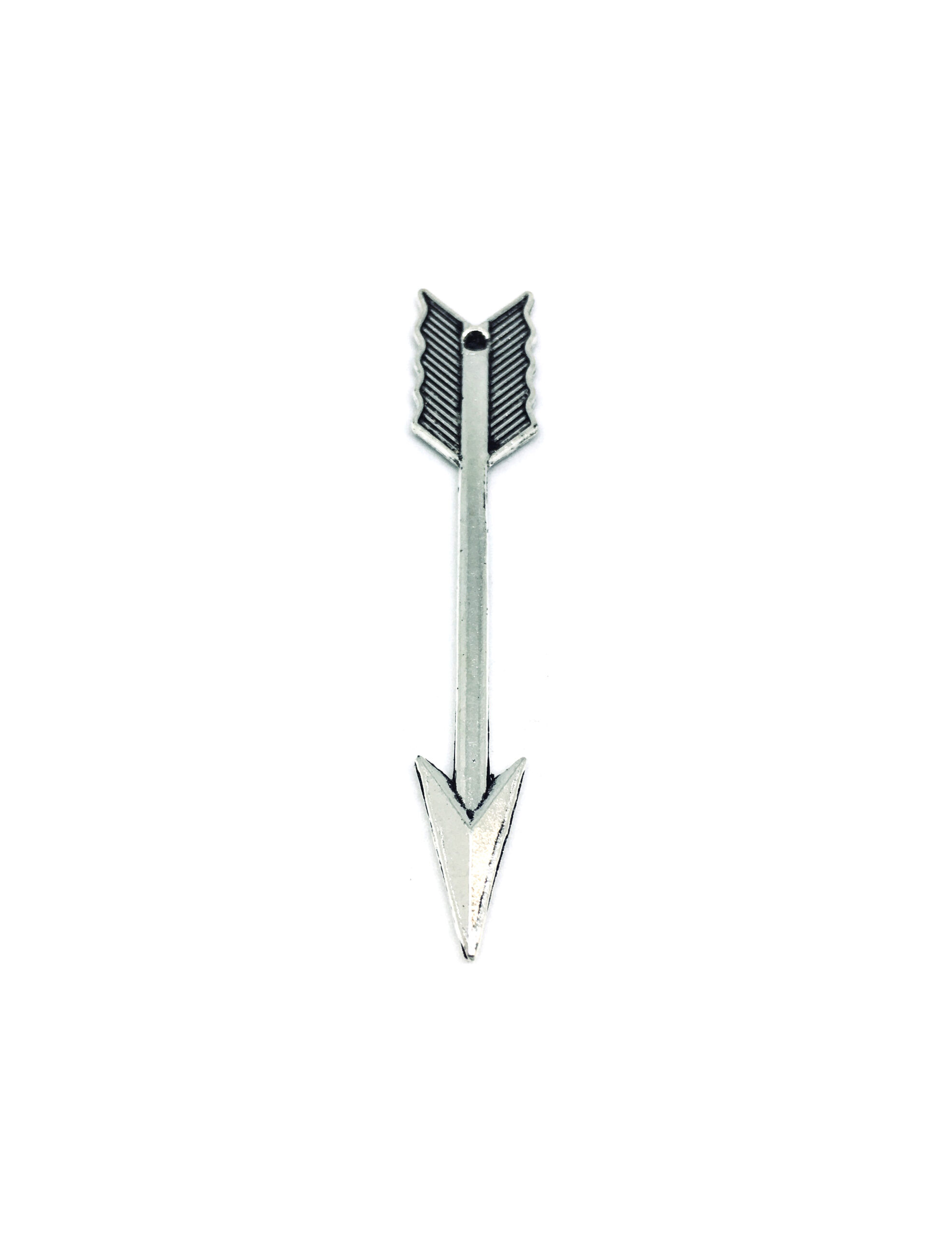 Pewter Silver Arrow Pin