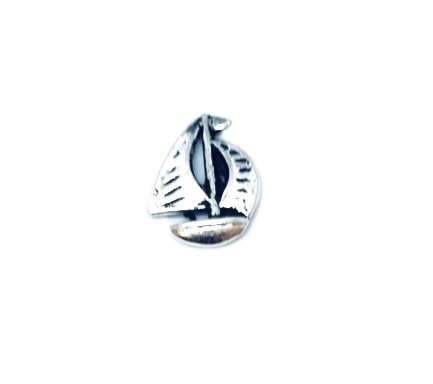 Pewter Boat Pin