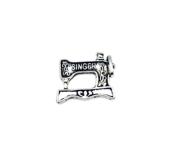 Pewter Sewing Machine Pin