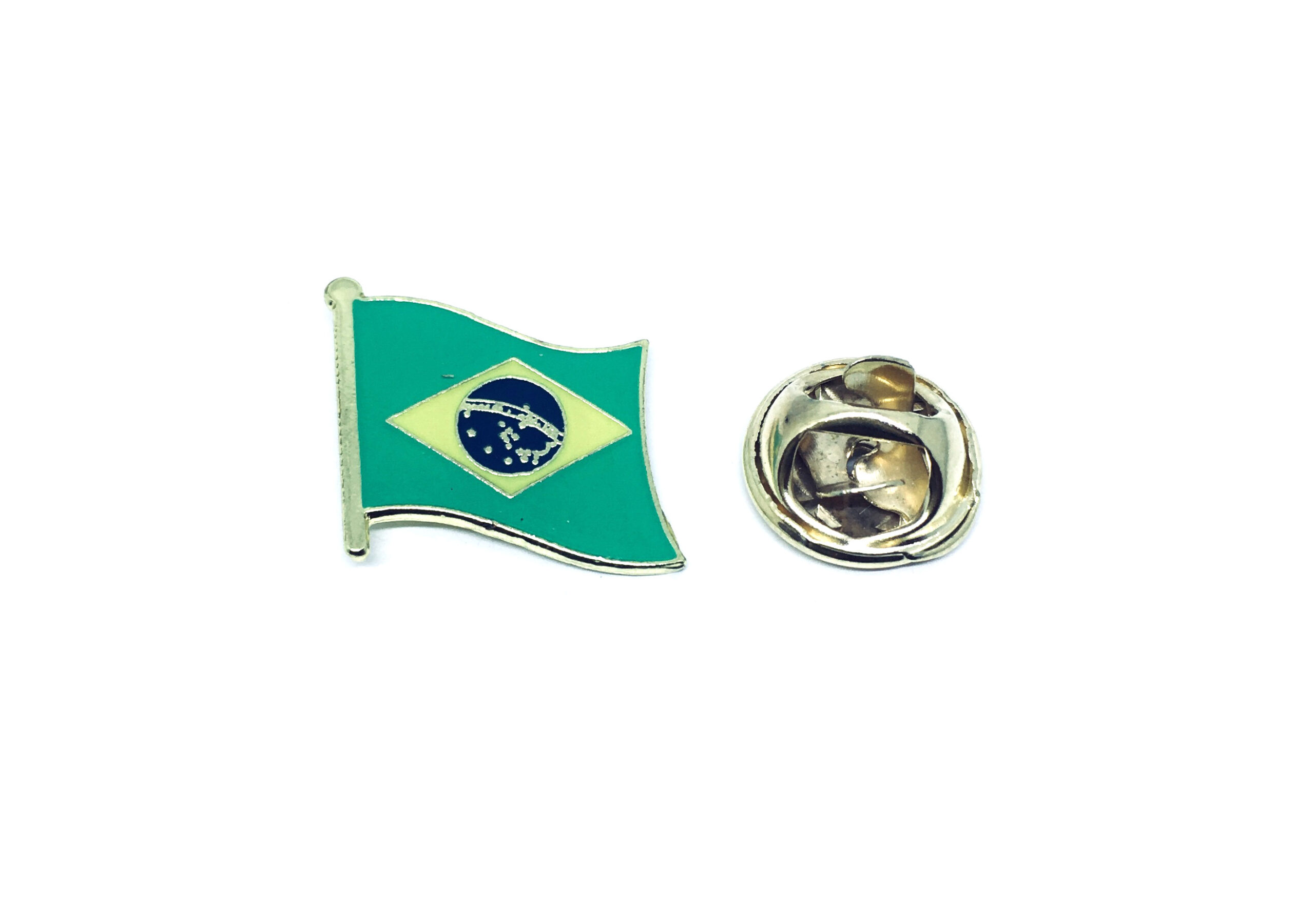 Brazil Flag Pin