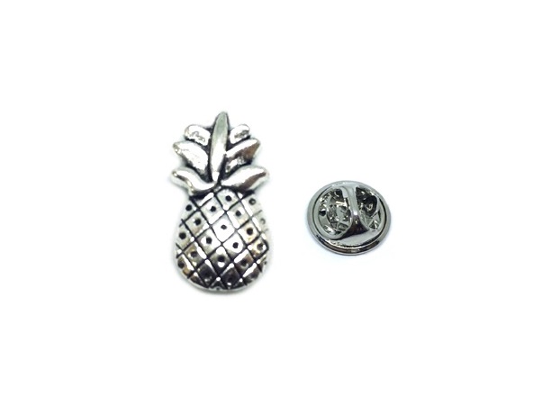 Silver Pineapple Pin