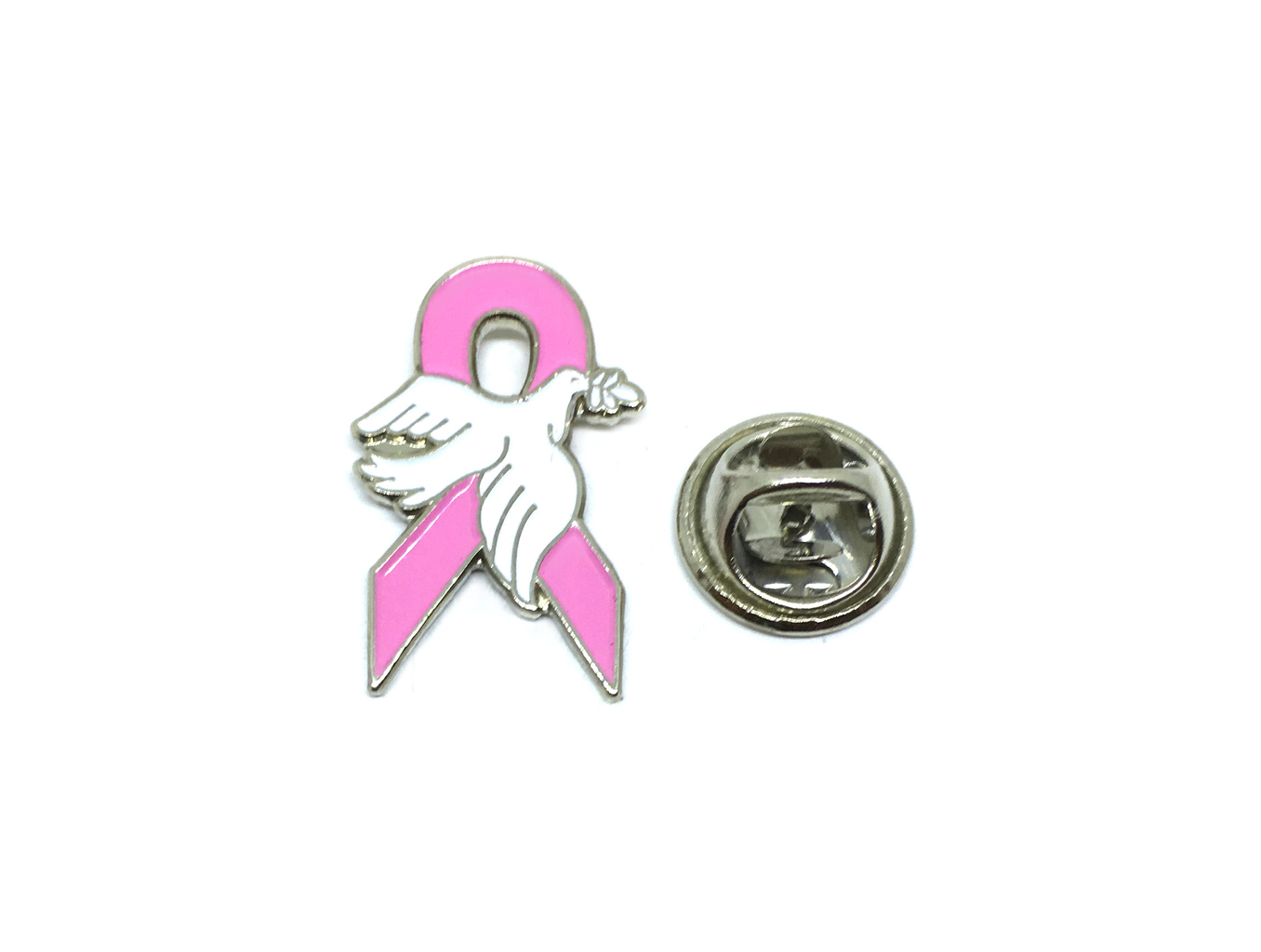 Breast Cancer Pink Ribbon Lapel Pins