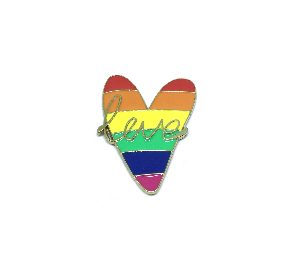 Gay Heart Pin