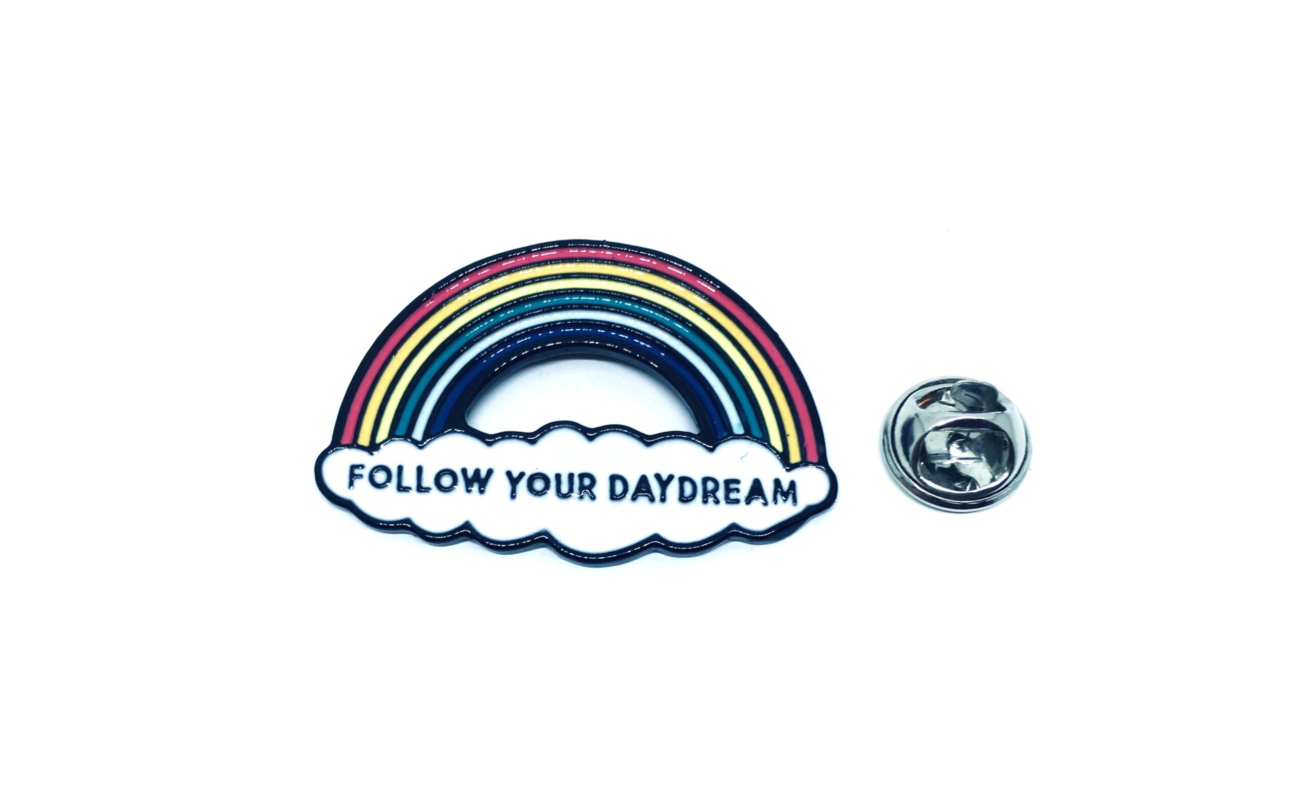 Follow Your Daydream Rainbow Pin