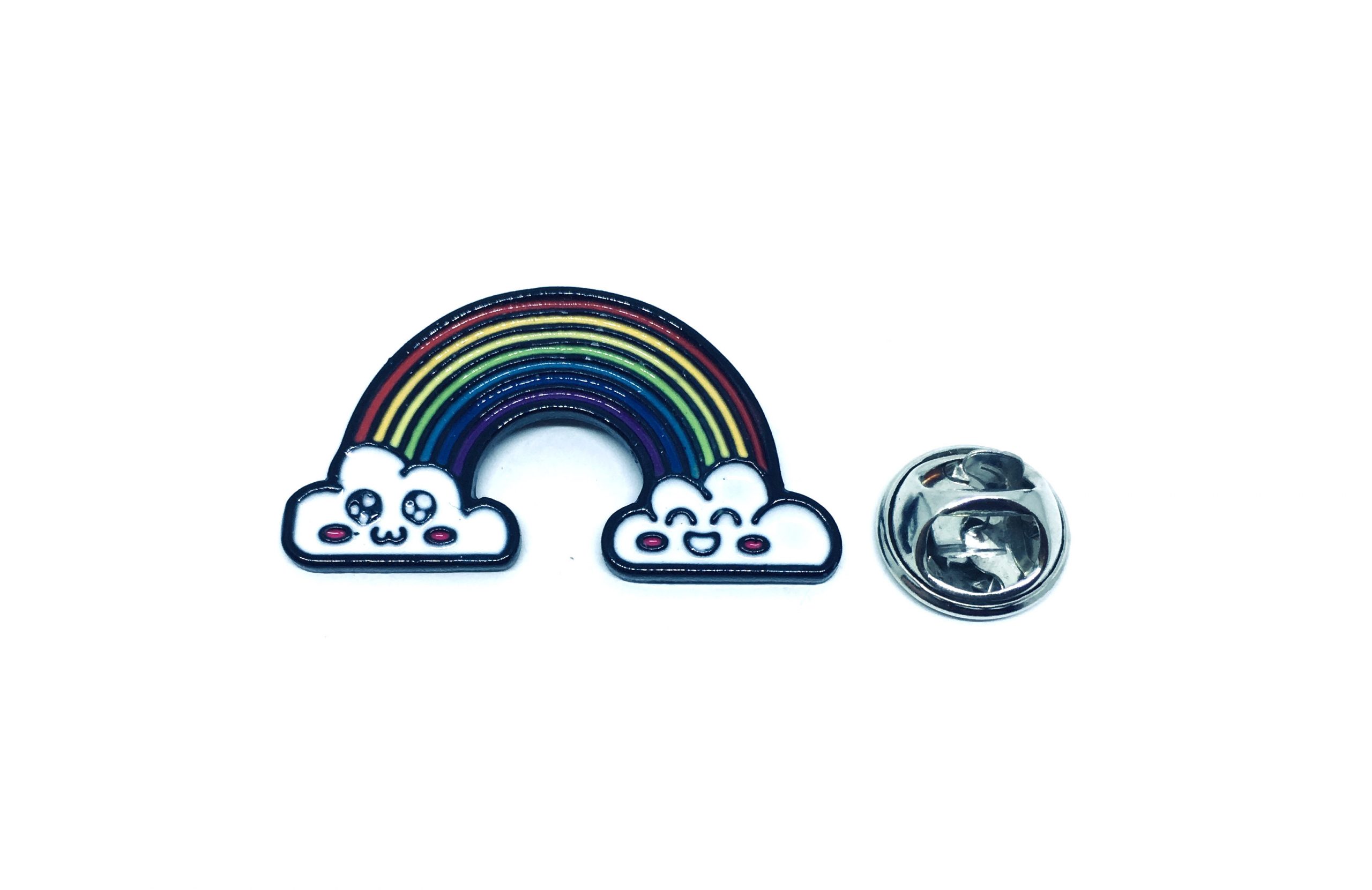 Rainbow Enamel Lapel Pin