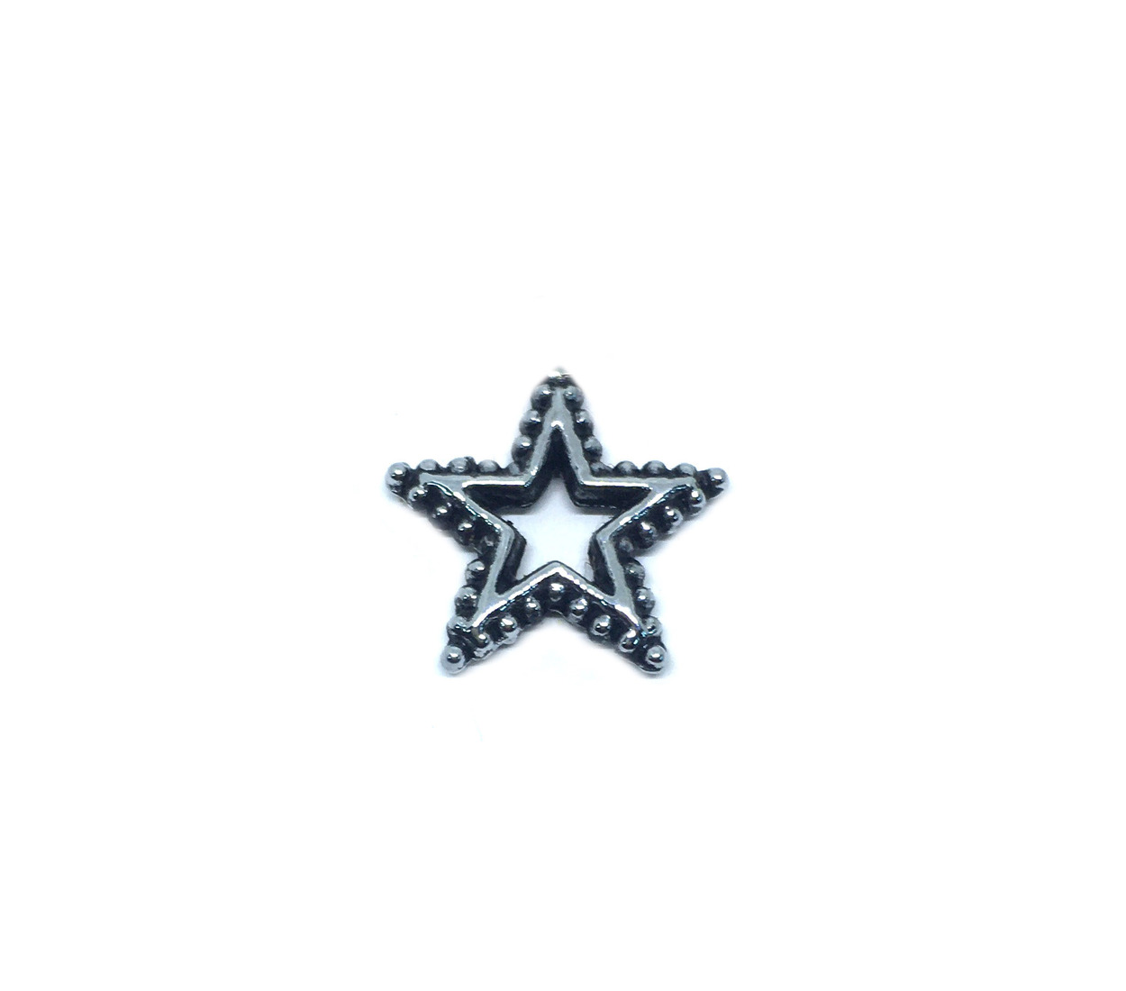 Silver Vintage Star Brooch Pin