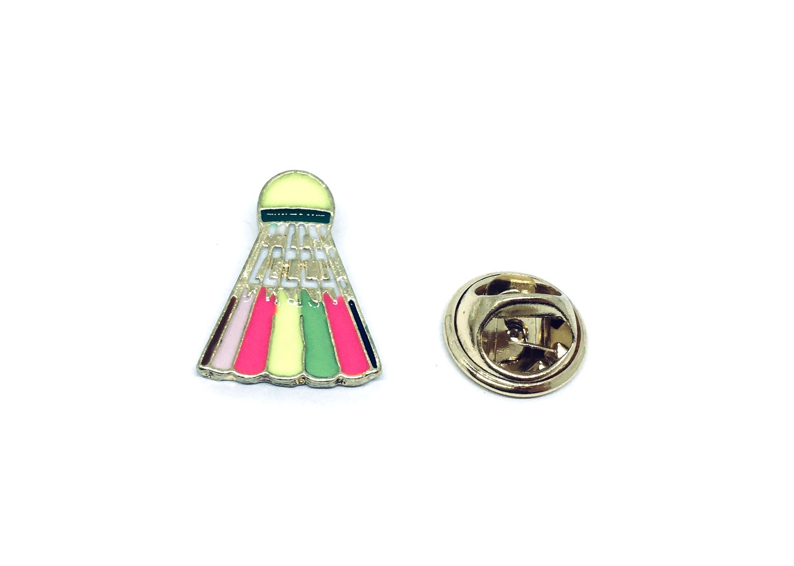 Badminton Shuttlecock Enamel Pin