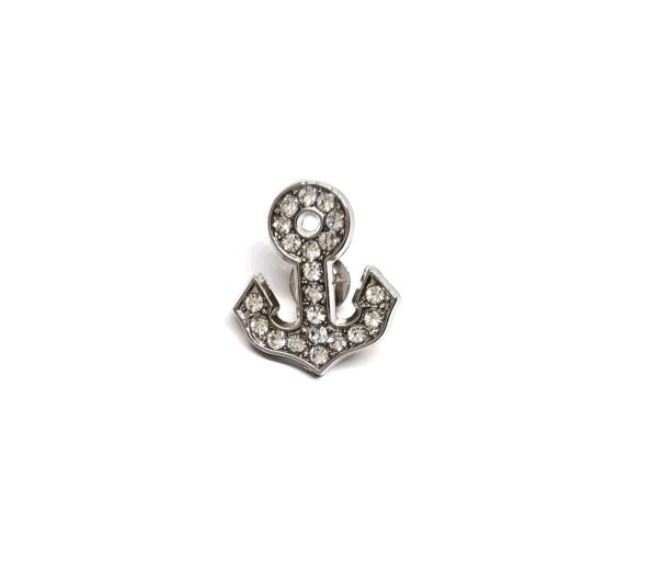 Rhinestone Anchor Pin