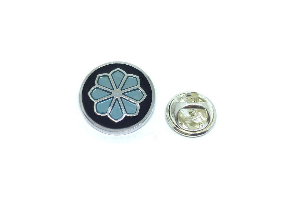 Lotus Flower Round Pin