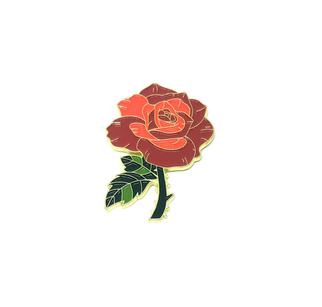 FROS-042 Red Rose Brooch