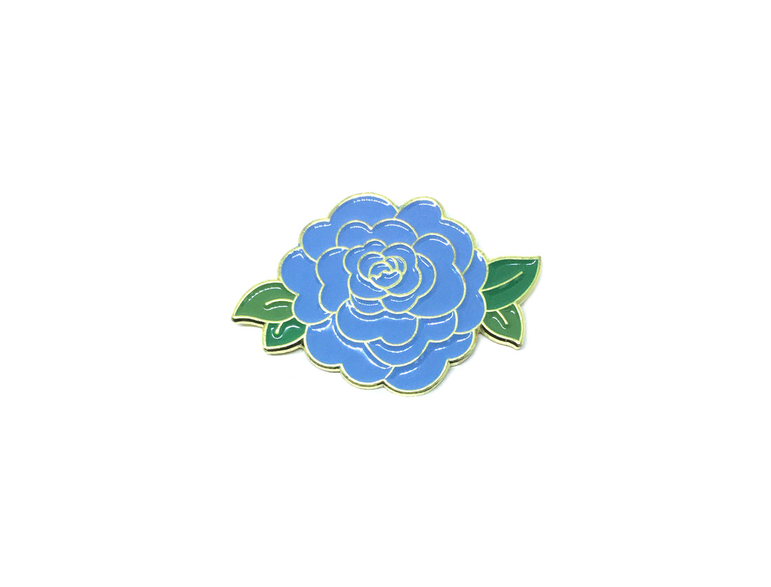 FROS-044 Blue Rose Pin