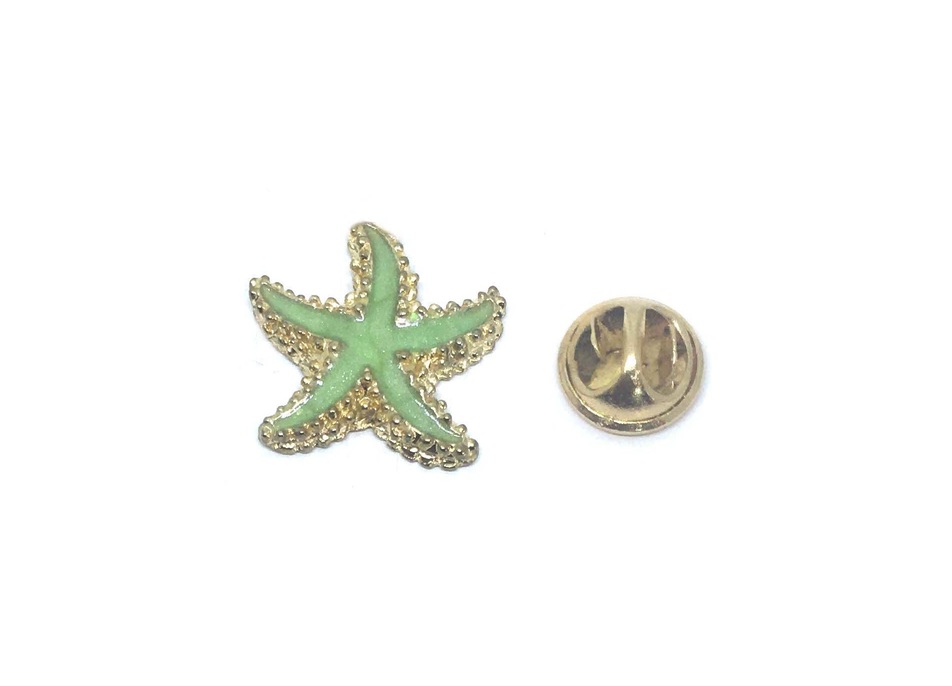 Green Starfish Pin