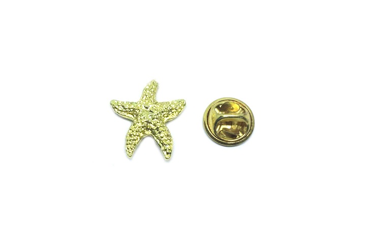 Small Gold Starfish Pin