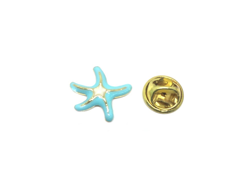 Green Starfish Enamel Pin