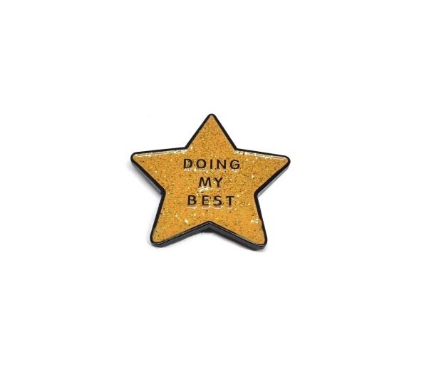 Doing My Best Star Pin