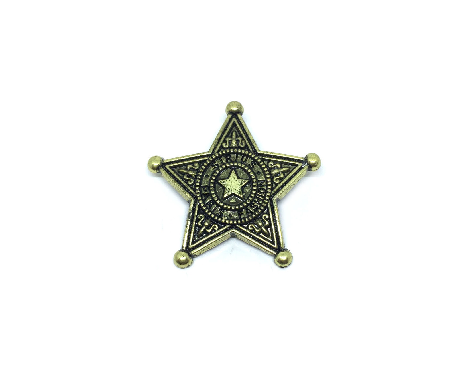 Gold Star Brooch