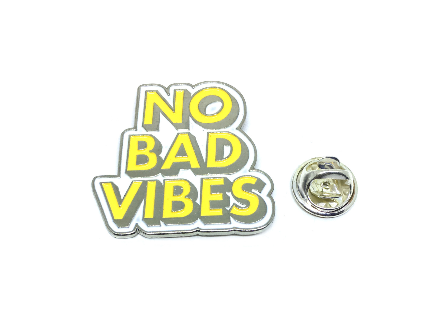 No Bad Vibes Pin
