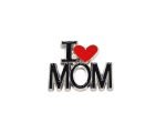 I Love Mom Lapel Pin