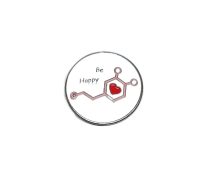 'Be Happy' Chemistry Pin