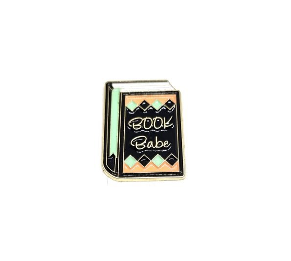 'Book Babe' Enamel Pin