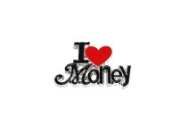 'I Love Money' Enamel Pin