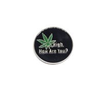 Weed Enamel Pin