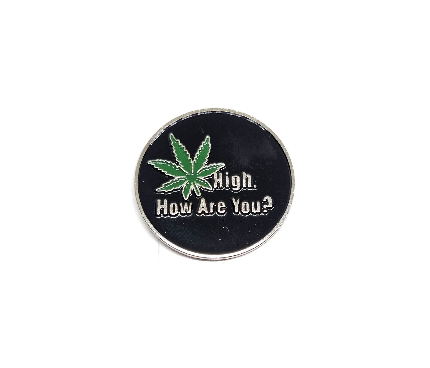 thumbnail image 2 of Kolorspun Weed Leaf Enamel Pin For Hats – 420 Cannabis Marijuana Lapel Pin – Brand New With Tags 2 of 6
