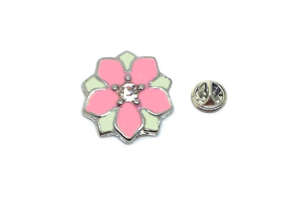 Flower Enamel Pin Badge