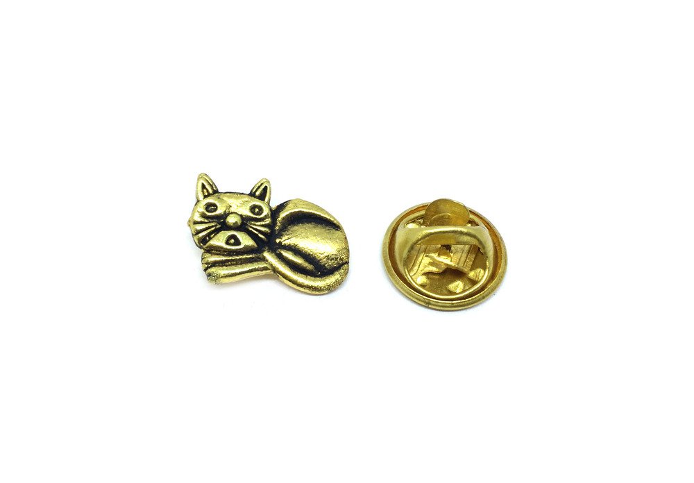 Gold Cat Pin