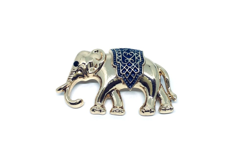 thumbnail image 2 of Colorful Elephant Brooch Pins For Women - Bohemian Animal Lapel Pin 2 of 11