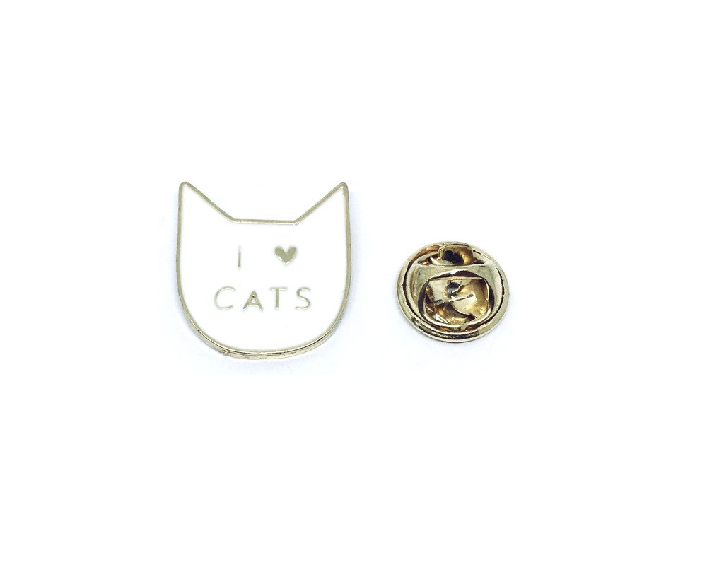 I Love Cats Pin