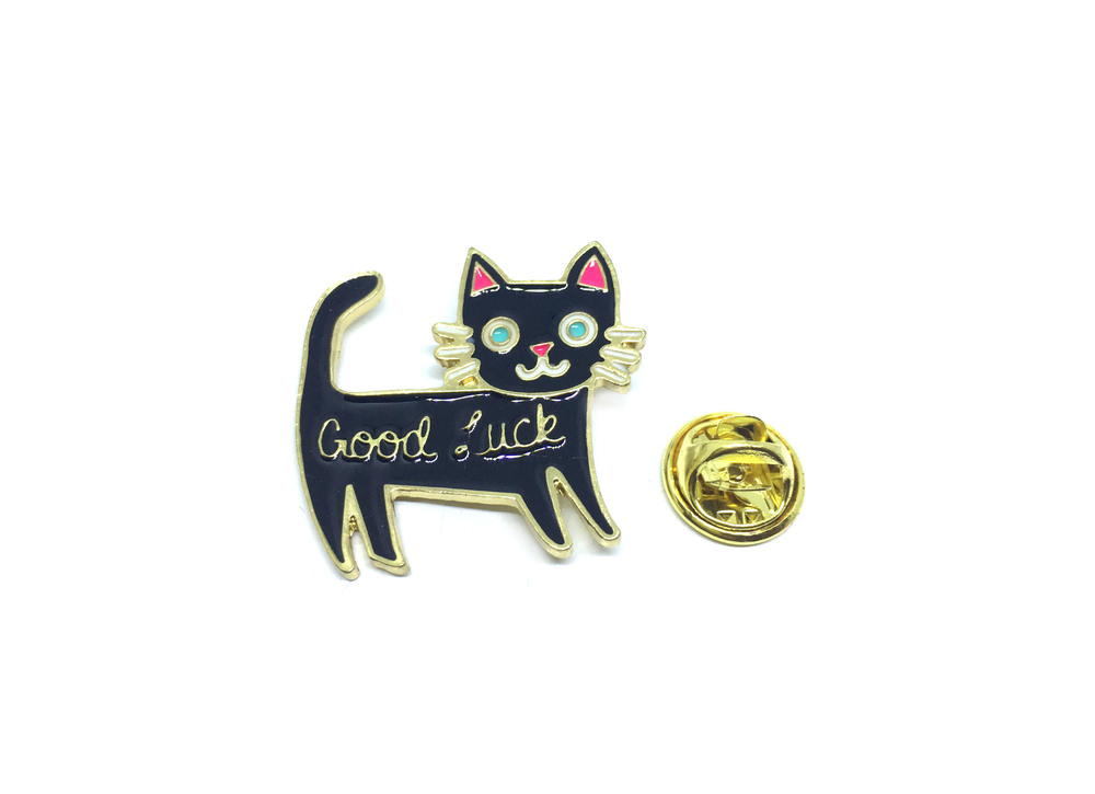 Lucky Cat Enamel Pin