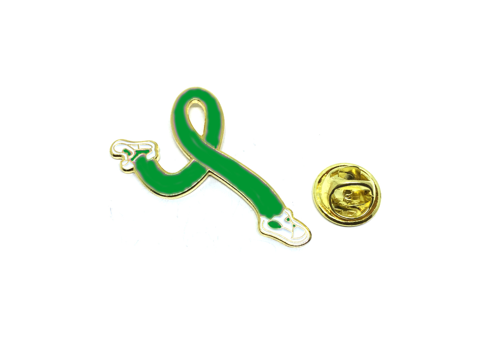 Mental Health Green Ribbon Badge